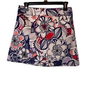 Express Floral Print Mini‎ Skirt Colorful Flowers Size 6